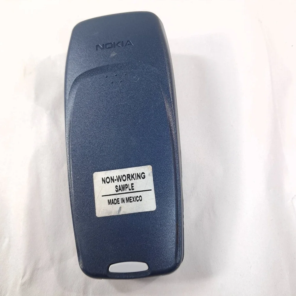 Vintage Nokia‎ 3360 blue Cell Phone Non-Working Sample Collector's display